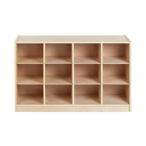 12-Compartment Mobile Cubby Storage Cabinet, 3x4