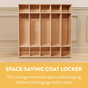 Sleekline 5-Section Coat Locker