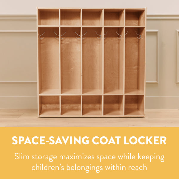 Sleekline 5-Section Coat Locker