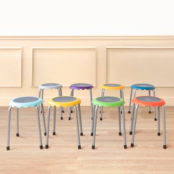 Blossom Stackable Stools, 8-Piece