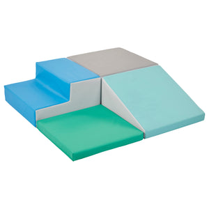 Little Haven Step & Slide Corner Climber, 4-Piece