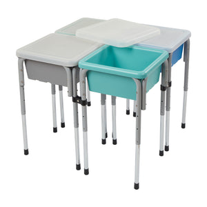 Quad Sensory Tables with Lids
