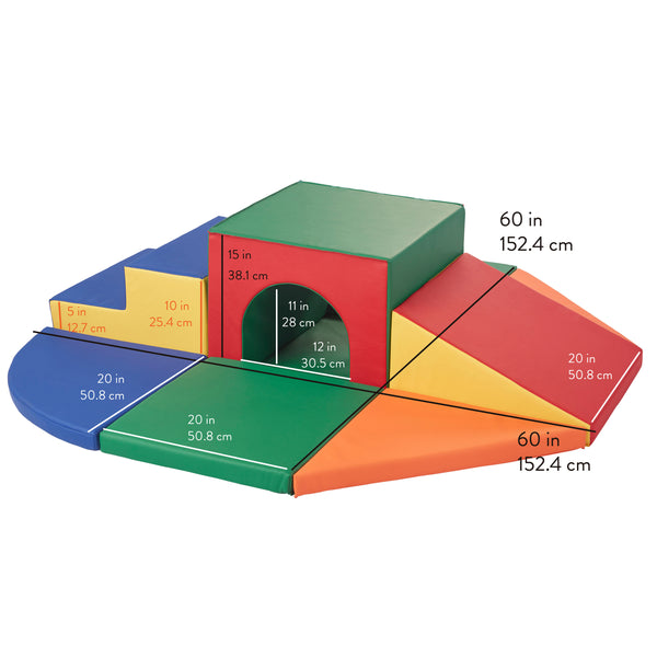 All-Around Step 'n' Slide Tunnel, 9-Piece