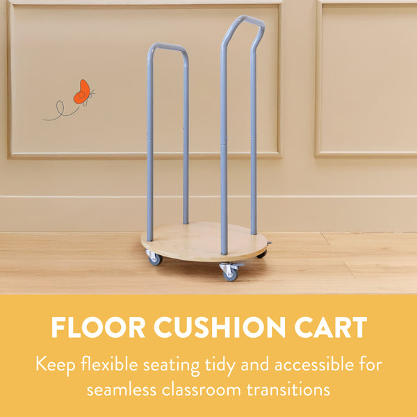Rolling Cart for Floor Cushions