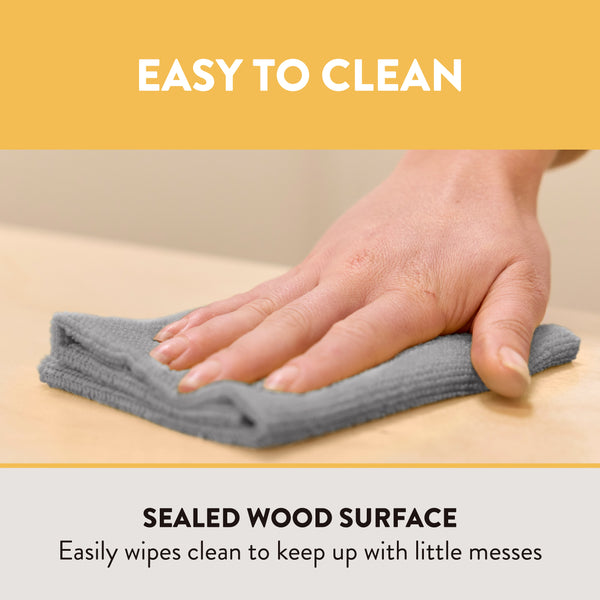 Multi-Function Cubby and Tray Mobile Storage Cabinet