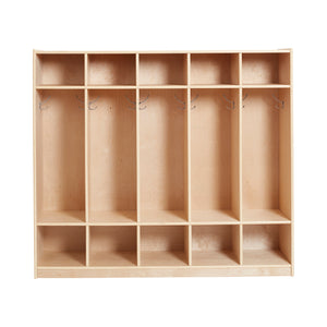 5-Section Coat Locker