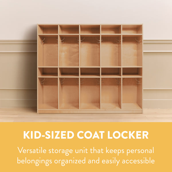 10-Section Coat Locker