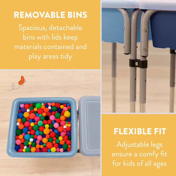 Double Sensory Table with Lids