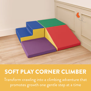 Little Haven Step & Slide Corner Climber, 4-Piece