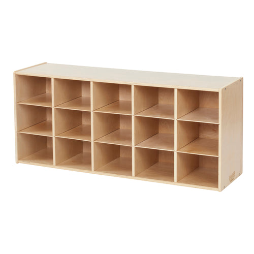 Sleekline 15-Compartment Cubby Storage Cabinet, 3x5