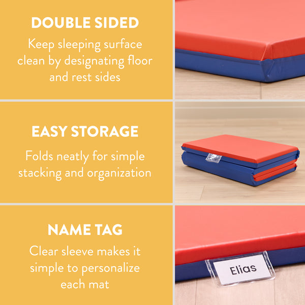 Foldaway Nap Mat, 5-Pack