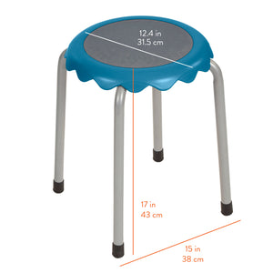 Blossom Stackable Stools, 8-Piece