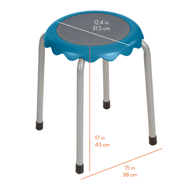 Blossom Stackable Stools, 8-Piece