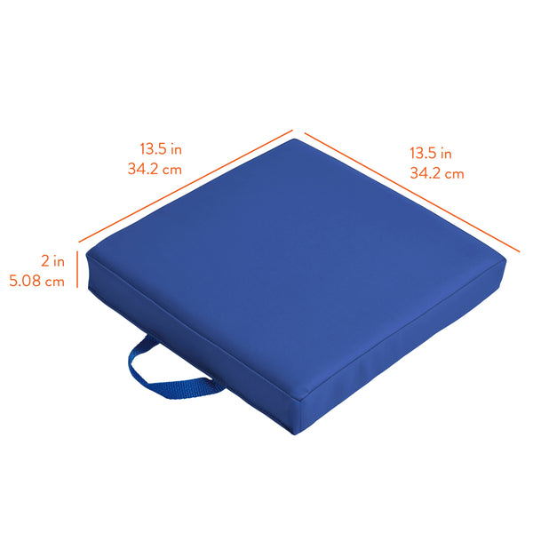 Square Floor Cushions with Handles, 6-Piece