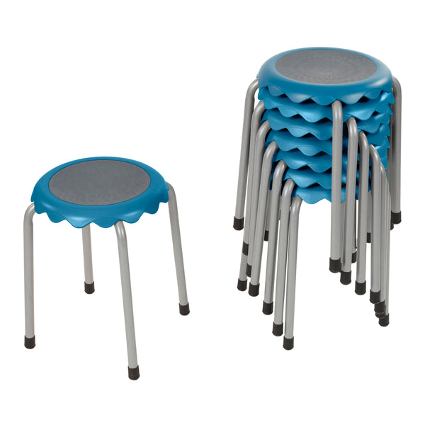 Blossom Stackable Stools, 8-Piece
