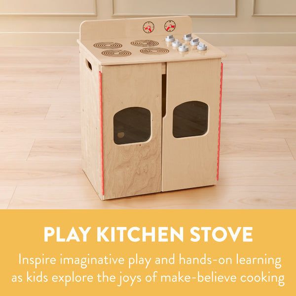 Chef's Station Kids Wooden Pretend Kitchen Stove