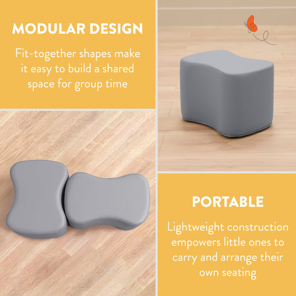 Butterfly Stools, 2-Pack