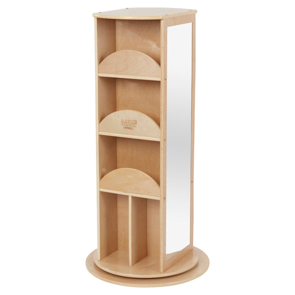 Rotating Dress-Up Storage with Mirror