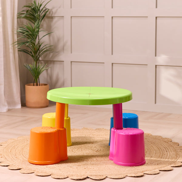 Swivel & Sit Table and Stools Set