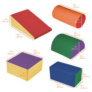 Step, Crawl and Slide Playset, 5-Piece