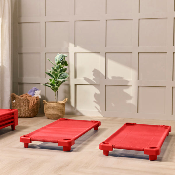 Sleepline Stackable Cots, Ready-to-Assemble, 6-Pack