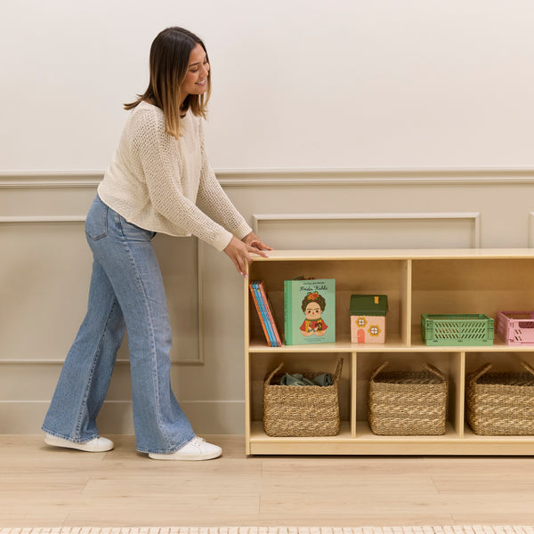 5-Compartment Mobile Storage Cabinet, Preschool