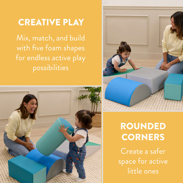 Step, Crawl and Slide Playset, 5-Piece