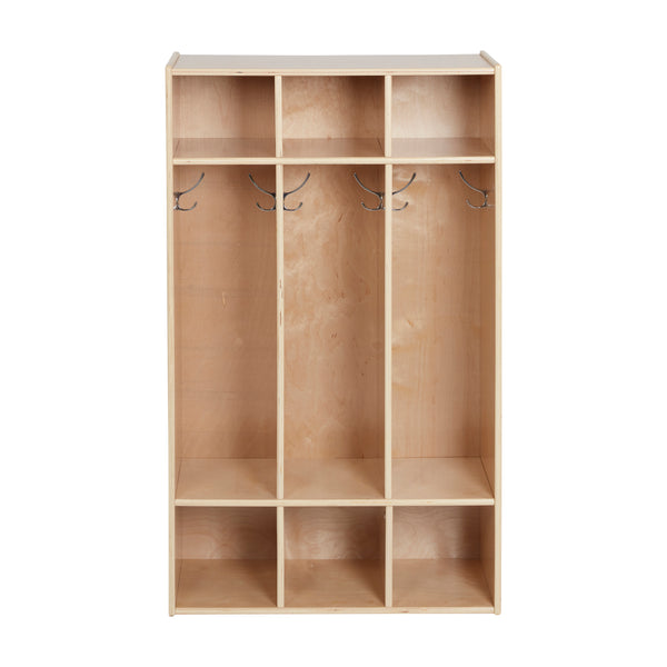 Sleekline 3-Section Coat Locker