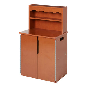Chef's Station Kids Wooden Pretend Kitchen Cupboard