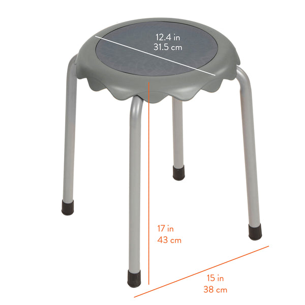 Blossom Stackable Stools, 8-Piece