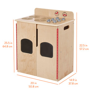 Chef's Station Kids Wooden Pretend Kitchen Stove