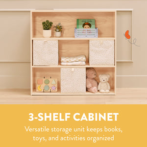 Sleekline 3-Shelf Storage Cabinet, 36" H