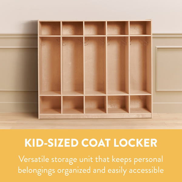 5-Section Coat Locker