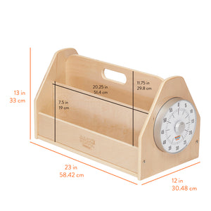 Time-to-Read Double-Sided Book Nook with Timer