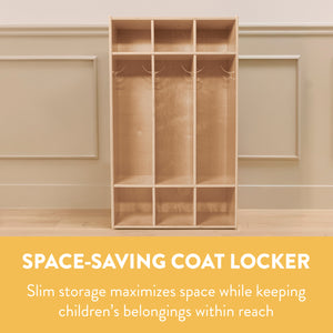 Sleekline 3-Section Coat Locker