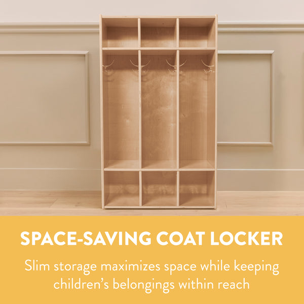 Sleekline 3-Section Coat Locker