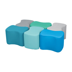 Butterfly Stools, 6-Piece