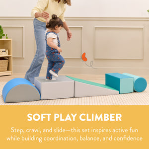 Step, Crawl and Slide Playset, 5-Piece