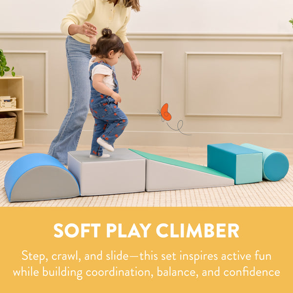 Step, Crawl and Slide Playset, 5-Piece