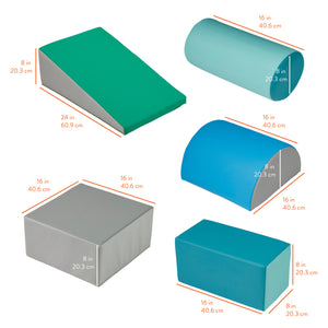 Step, Crawl and Slide Playset, 5-Piece