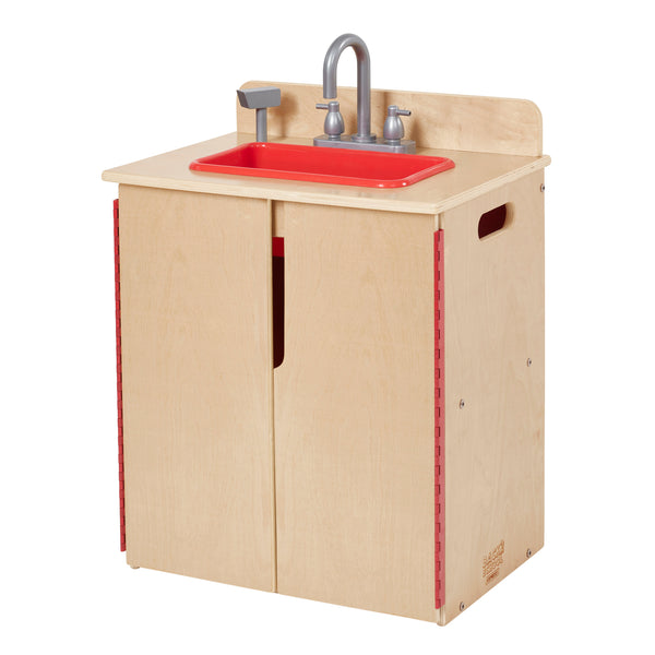 Chef's Station Kids Wooden Pretend Kitchen Sink