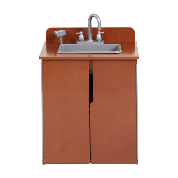 Chef's Station Kids Wooden Pretend Kitchen Sink