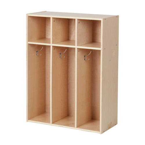 Sleekline 3-Section Toddler-Sized Coat Locker