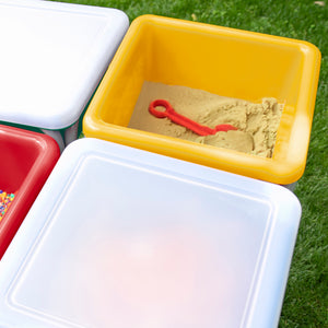 Adjustable Quad Sensory Tables with Lids
