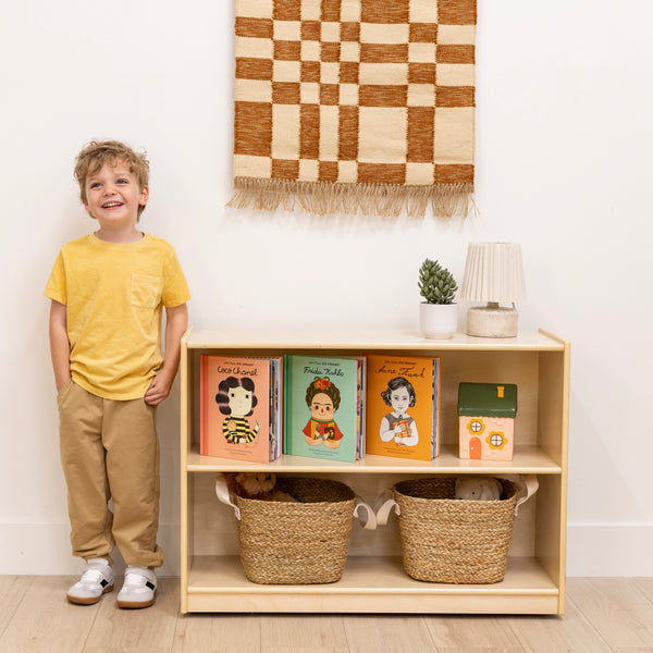 2-Shelf Mobile Storage Cabinet