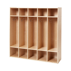 Sleekline 5-Section Coat Locker