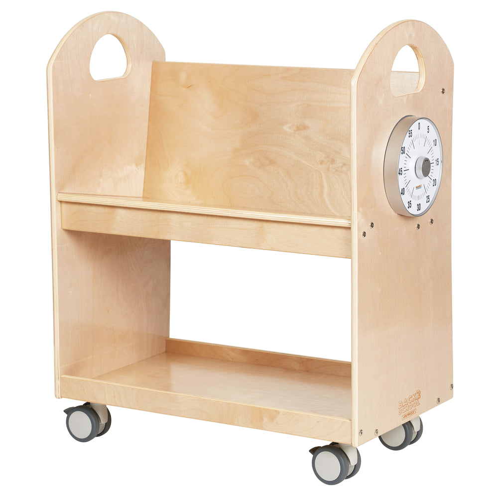 Time-to-Read Mobile Library Cart with Timer