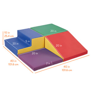 Little Haven Step & Slide Corner Climber, 4-Piece