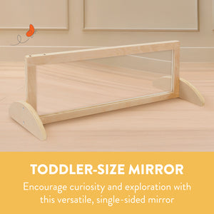 Single-Sided Bi-Directional Mirror, Toddler-Sized