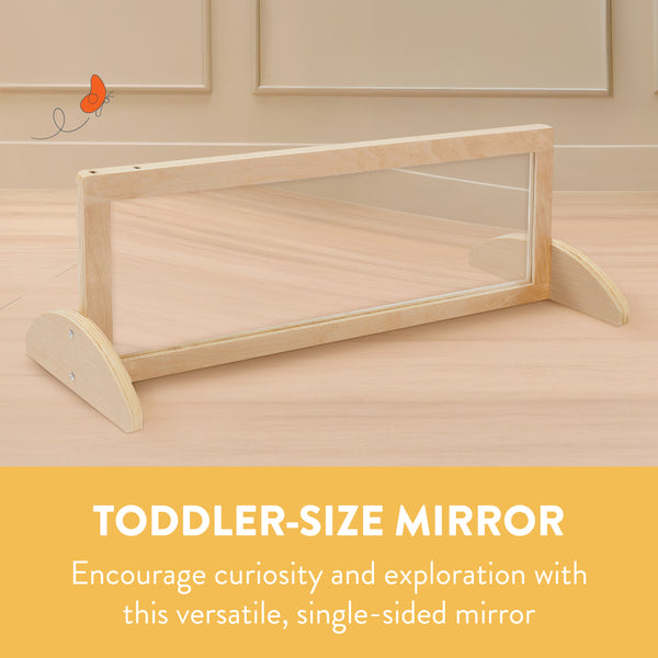 Single-Sided Bi-Directional Mirror, Toddler-Sized